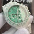 Rolex Daytona Series White Ceramic AET Co branded 4130 Movement Abu Dhabi Blue Watch