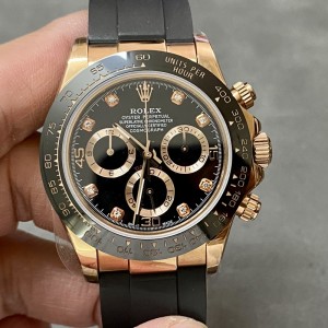 Rolex Daytona series Swiss watch 7750 timing mechanical movement 12.3MM 904L stainless steel diamond dial-113