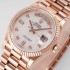 Rolex Day-date automatic mechanical sapphire glass rose gold strap size 36mm-146