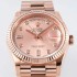 Rolex Day-date automatic mechanical sapphire glass rose gold strap size 36mm-146