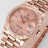 Rolex Day-date automatic mechanical sapphire glass rose gold strap size 36mm-146