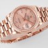 Rolex Day-date automatic mechanical sapphire glass rose gold strap size 36mm-146