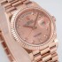 Rolex Day-date automatic mechanical sapphire glass rose gold strap size 36mm-146