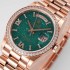 Rolex Day-Date Automatic mechanical movement Diamond studded bezel 36MM 904L Stainless Steel -149