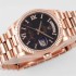 Rolex Day-date automatic mechanical sapphire glass rose gold strap size 36mm-1