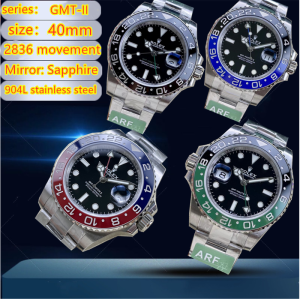 Rolex Greenwich GMT series all-in-one machine 2836 movement 904L stainless steel sapphire mirror 40mm-29-1